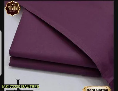 Men's Hard Cotton Purple Suit 4.5m Unstitched