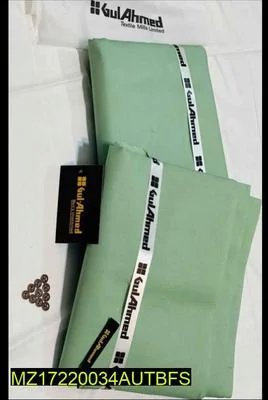 Gul Ahmed Cotton Plain Green Suit 4.5m