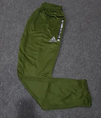 Green Men's Micro Interlock Track Pants Medium to XL