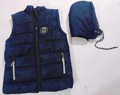Men's Parachute Puffer Vest Blue