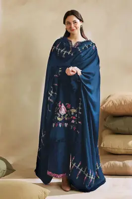 3 Pcs Women's Unstitched Embroidered Suit