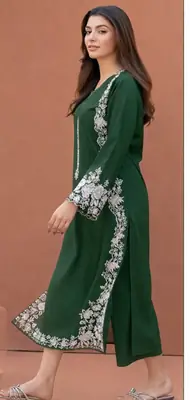 2 Pcs Women's Unstitched Embroidered Suit