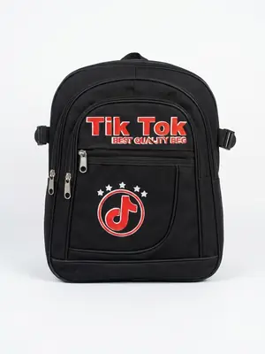 Stylish Boy's Parachute Backpack - 1 Pcs in Classic Black