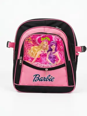 Stylish Girl's Black & Pink Parachute Backpack - 1 Pcs