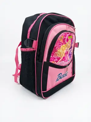 Stylish Girl's Black & Pink Parachute Backpack - 1 Pcs thumbnail 3