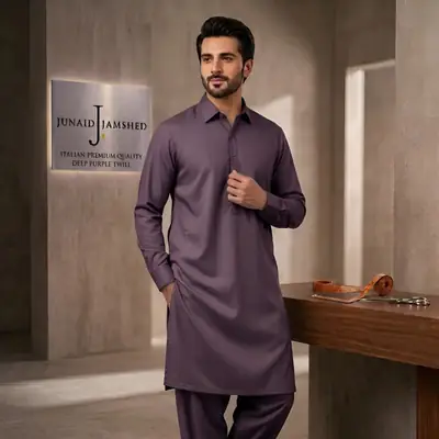 Men’s Unstitched Boski Plain Suit
