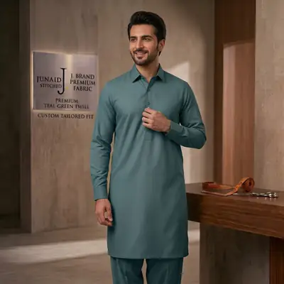 Men’s Unstitched Boski Plain Suit