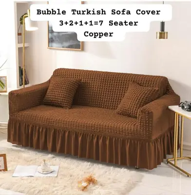 Bubble 7 Seater Jersey Textured Sofa Covers