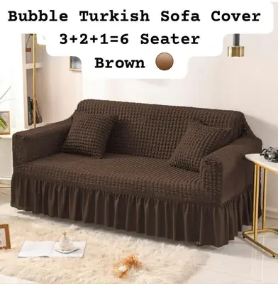 6 Seater Jersey Textured Sofa Covers
