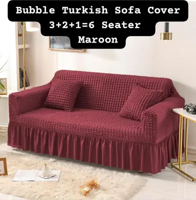 6 Seater Jersey Textured Sofa Covers