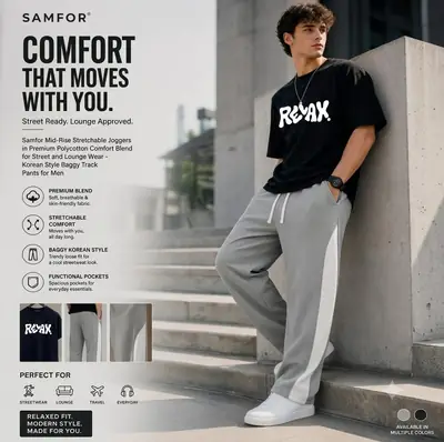 Men's Cotton Plain Track Suit