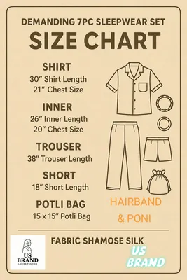 7 Pcs Women's StitchedNight suits Piping WorkOn Shirt Trouser ShortWith Seven Pieces NightwearSet thumbnail 3
