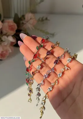 Colorful Charm Bracelet - 1 Pc Multicolor Alloy Accessory