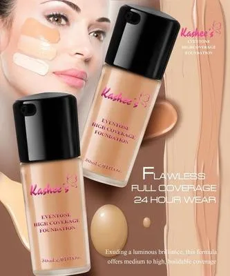 Kashees Pure Porcelain High Coverage Foundation 30ml thumbnail 2