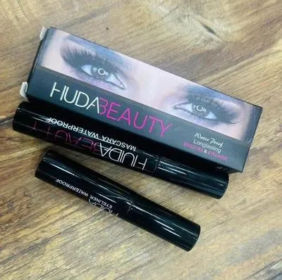 2 in 1 Waterproof Mascara & Eyeliner Black thumbnail 2