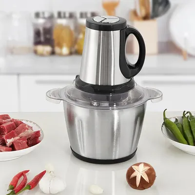 Portable Electric Meat Chopper 3L Stainless Steel thumbnail 9