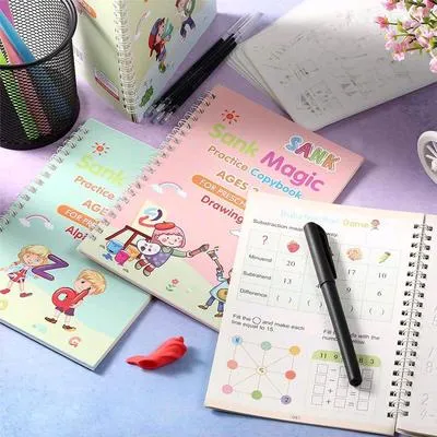 Sank Magic Tracing Books Set for Preschoolers 4 Books + Pen thumbnail 2