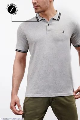 1 Pc Cotton Plain Polo Shirt thumbnail 1
