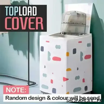 Multicolor Printed Quilt Washing Machine Cover 1.5 Ton thumbnail 2