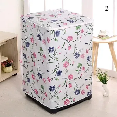 Multicolor Printed Quilt Washing Machine Cover 1.5 Ton