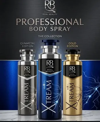 RB Airless Body Spray 50ml Black Red Blue Green thumbnail 2