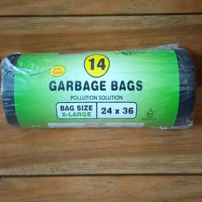 Pack of 1 Garbage Bag Roll Size Extra Large 24 x 36 Inches 