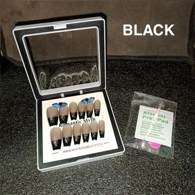 Romantic M Fake Nails for Women, 100 Pcs, Natural Look thumbnail 2