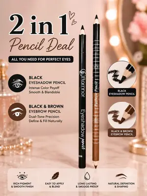 2 in 1 Makeup Deal - Black and Brown Eye pencil