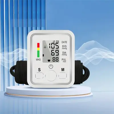 Arm Blood Pressure Monitor BP Automatic Professional Medical Portable Tonometer Digital Tensiometer Heart Rate Monitor 32 Cuff thumbnail 3