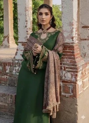 Most Hit Artilces 3 Pcs Unstitched Embroidered Suit thumbnail 3