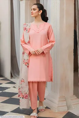 MIX TRENDING DESIGNS 3 Pcs Unstitched Embroidered Suit