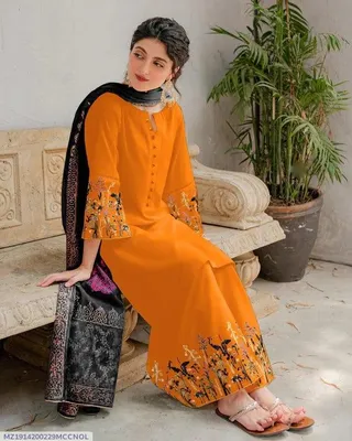 MIX TRENDING DESIGNS 3 Pcs Unstitched Embroidered Suit