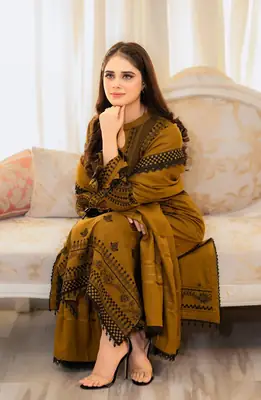 HIT ARTICLES MIX BRAND 3 Pcs Unstitched Embroidered Suit