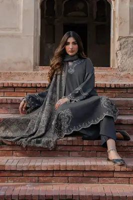 HIT ARTICLES MIX BRAND 3 Pcs Unstitched Embroidered Suit