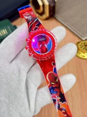Kids Digital Watch Spider-Man Elsa Doraemon Batman Minnie Mouse Hulk 3-5Y thumbnail 6