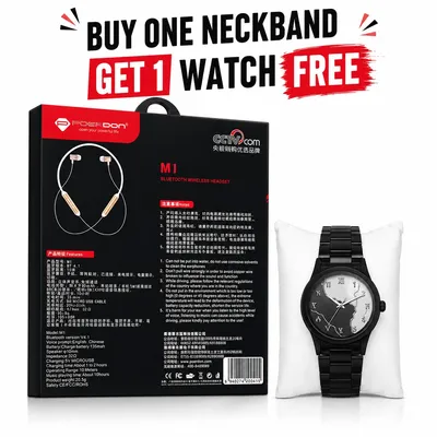 Green Long-Lasting Battery With Fast Charge 1 Wireless Neckband thumbnail 2