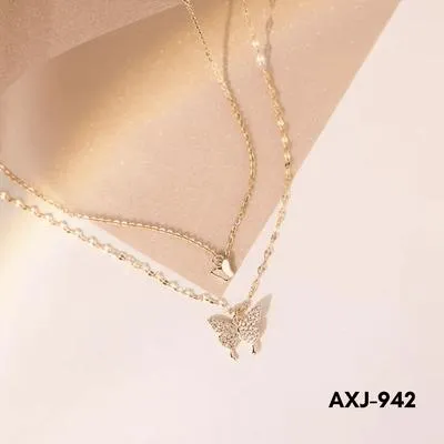 Silver Butterfly Necklace for Women thumbnail 8