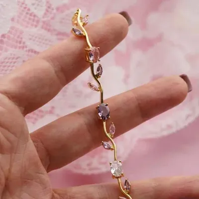 Elegant Stainless Steel Tulip Trending Braclet thumbnail 4