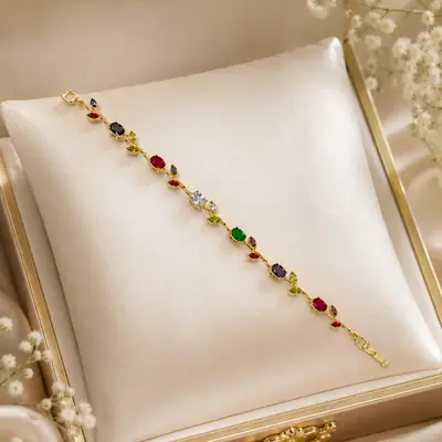 Golden Base Trending Tulip Braclet  thumbnail 3