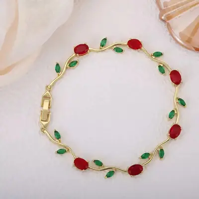 Golden Base Trending Tulip Braclet  thumbnail 5
