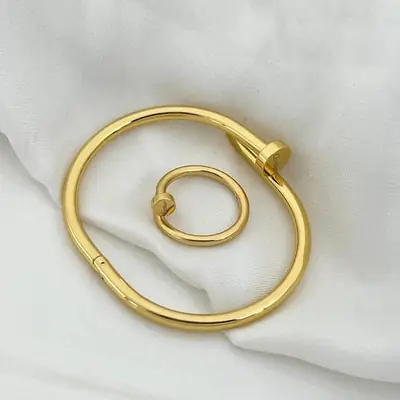 Nail Cartier Handcuff With Free Ring  thumbnail 5