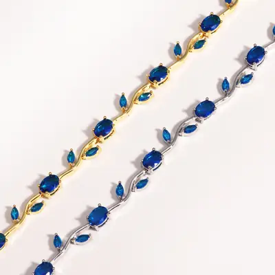 Silver Base Korean Treding Tulip Braclet QWJ-187 thumbnail 2