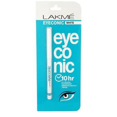Lakme Eyeconic Kajal Pencil Pack of 2 Black White Waterproof Long Lasting thumbnail 3