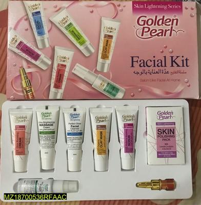 Golden Pearl Facial Kit 7-Piece Whitening for Pakistani Skin thumbnail 3