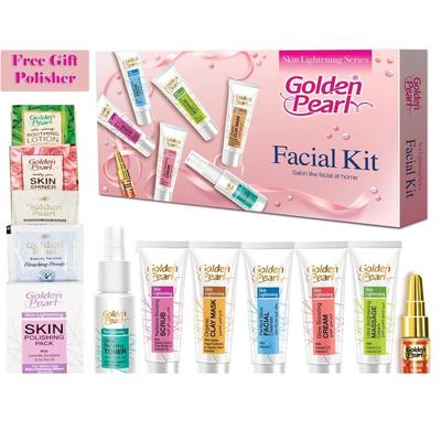 Golden Pearl Facial Kit 7-Piece Whitening for Pakistani Skin thumbnail 2
