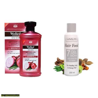 Wellice Onion Shampoo 400ml + Havelyn Hair Food Oil 200ml thumbnail 3