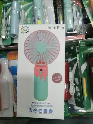 Rechargeable Mini Multifunctional Cooling Fan Portable Desk & Handheld Fan 2 pcs thumbnail 2