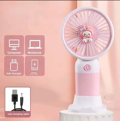 Mini Fan Multifunctional Cool Summer Fruit Cartoon Handheld Mini Fan (random color) thumbnail 4