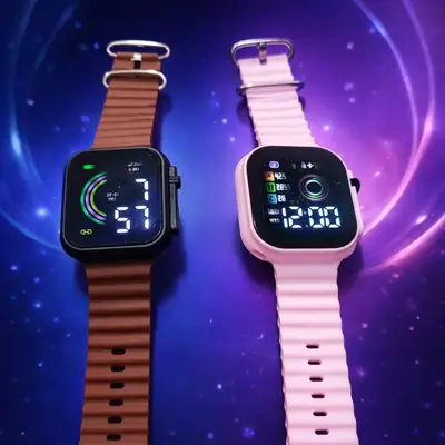 Men's Fashion Digital Watch | Stylish Casual Analog Watch (Random Color Without Box) thumbnail 4
