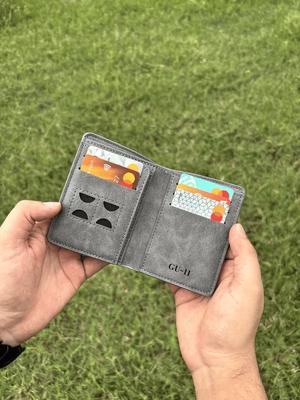 Men's Short Leather Wallet with RFID Blocking & 5 Card Slots thumbnail 4